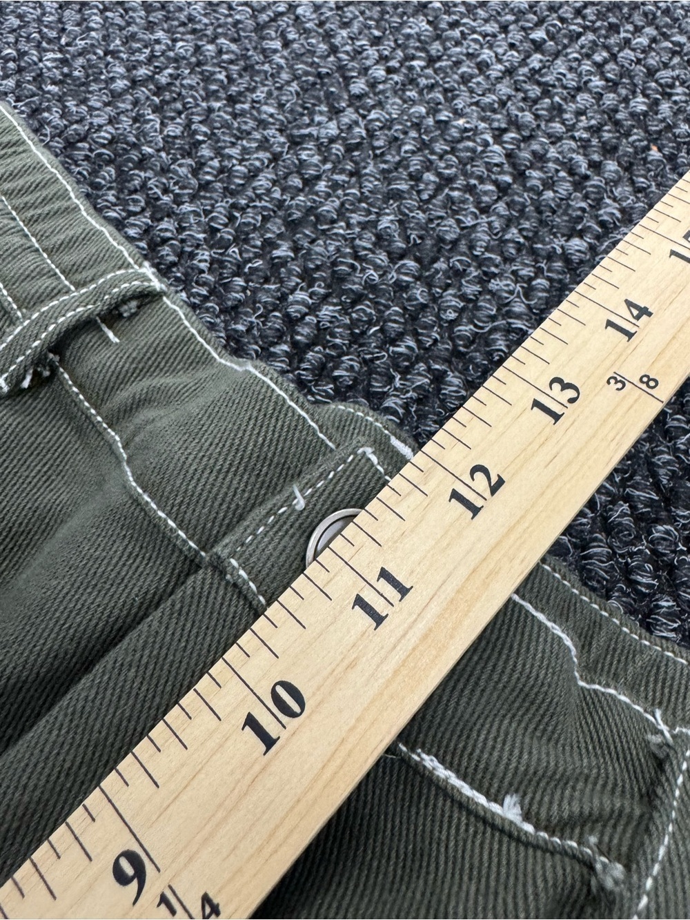 White Fox Keep On Moving Cargo Pants Khaki XL Wide Leg Utility NWT Womens - Picture 7 of 10